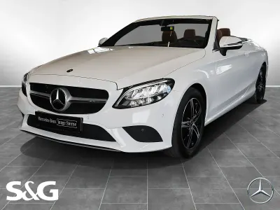 Brugt Mercedes C200 184 HK (135 kW) 2021 Hvid Cabriolet