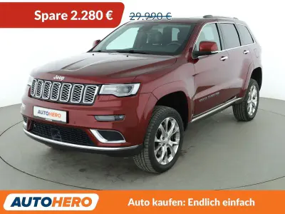 Gebraucht Jeep Grand Cherokee Summit 250 PS (183 kW) 2019 Rot SUV