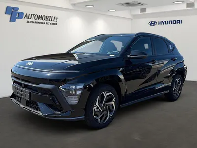 Gebraucht Hyundai Kona N Line 120 PS (88 kW) 2024 Abyss black SUV