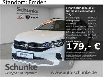 Käytetty VW Taigo Life 110 HP (80 kW) 2023 Valkoinen Katumaasturi