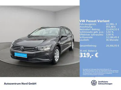 Usata VW Passat Conceptline 150 CV (110 kW) 2022 Grigio Station wagon