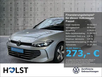 Gebraucht VW Passat Business 150 PS (110 kW) 2025 Silber Kombi