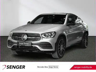 Brugt Mercedes GLC300 AMG 245 HK (180 kW) 2024 Sølv Coupe