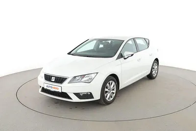 Używany Seat Leon Style 110 KM (80 kW) 2018 Biały Sedan/Limuzyna