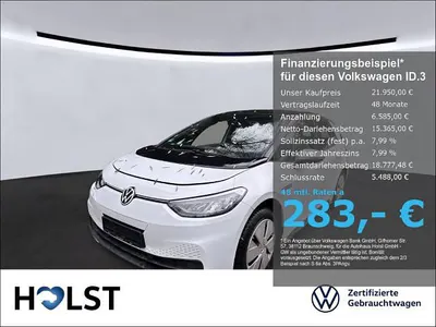 Brugt VW ID.3 Pure 110 kW (150 HK) 2022 Hvid Hatchback