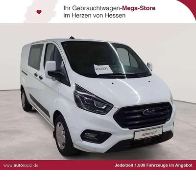Occasion Ford Transit Custom Trend 170 ch (125 kW) 2021 Blanc Pick-up