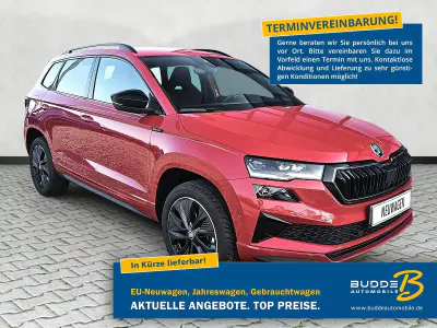 Neu Skoda Karoq SportLine 150 PS (110 kW) 2026 Velvetrot metallic SUV