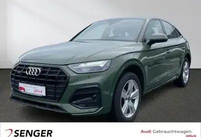 Gebraucht Audi Q5 Sportback Advanced Plus 204 PS (150 kW) 2023 Distriktgrün metallic SUV