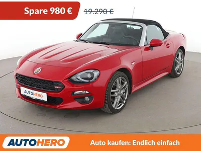 Käytetty Fiat 124 Spider Lusso 140 HP (102 kW) 2018 Punainen Avoauto