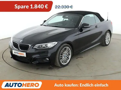 Brugt BMW 220 M Sport 184 HK (135 kW) 2016 Sort Cabriolet
