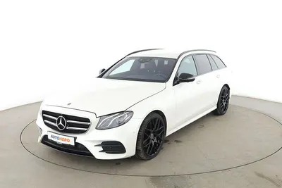 Gebraucht Mercedes E220 AMG line 194 PS (142 kW) 2019 Weiß Kombi