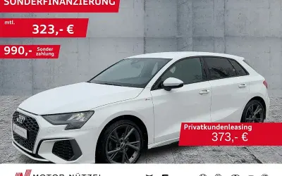 Używany Audi A3 S-Line 110 KM (80 kW) 2021 Biały Sedan/Limuzyna