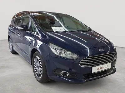 Gebraucht Ford S-MAX Titanium 190 PS (139 kW) 2019 Blazer blau Van / Kleinbus