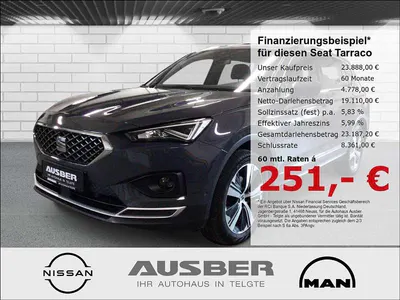 Używany Seat Tarraco XCELLENCE 150 KM (110 kW) 2021 Szary SUV
