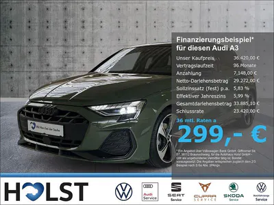 Occasion Audi A3 S-Line 150 PK (110 kW) 2024 Groen Sedan