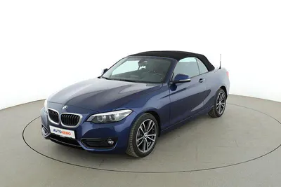 Gebraucht BMW 218 Sport Line 150 PS (110 kW) 2019 Blau Cabrio