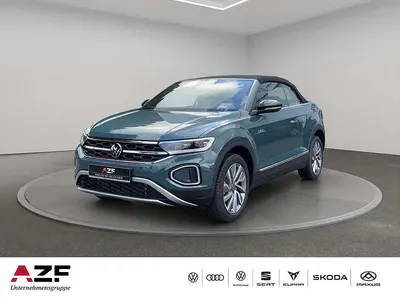 Neu VW T-Roc Cabriolet Goal 150 PS (110 kW) 2026 Petroleum blue metallic / schw Cabrio