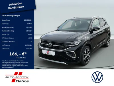 Gebraucht VW T-Cross R-line 150 PS (110 kW) 2024 Deep black SUV