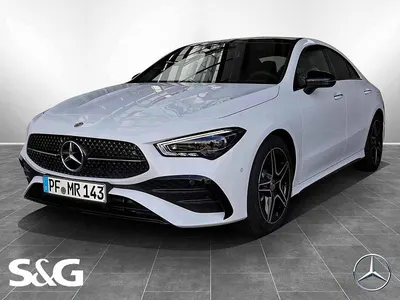 Käytetty Mercedes CLA200 AMG 163 HP (119 kW) 2025 Valkoinen Coupe - kaksiovinen