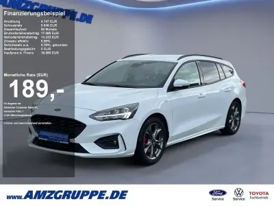 Gebraucht Ford Focus ST-Line 155 PS (114 kW) 2022 Frostweiß (uni) Kombi