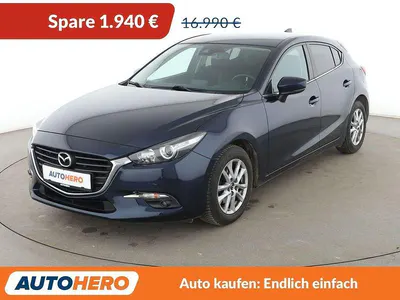 Używany Mazda 3 Center-Line 120 KM (88 kW) 2017 Niebieski Sedan/Limuzyna
