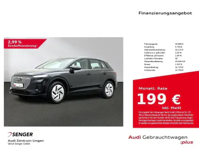 Gebraucht Audi Q4 e-tron Comfort 125 kW (170 PS) 2023 Schwarz SUV