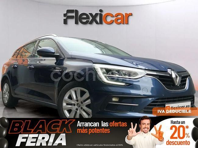 Gris / plata Usado 2021 Renault Mégane GrandTour Intens Familiar | 14.490 € (Buen precio) - Imagen 1/4