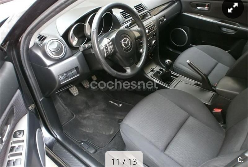 Usado Mazda 3 Active 105 CV (77 kW) 2006 Negro Berlina