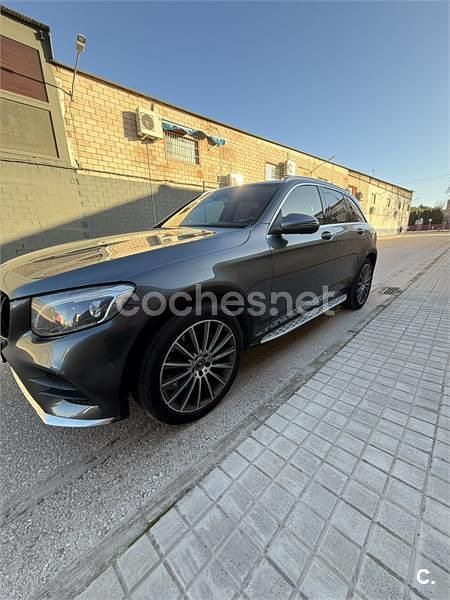 Usado Mercedes GLC250 211 CV (155 kW) 2018 Gris / plata SUV