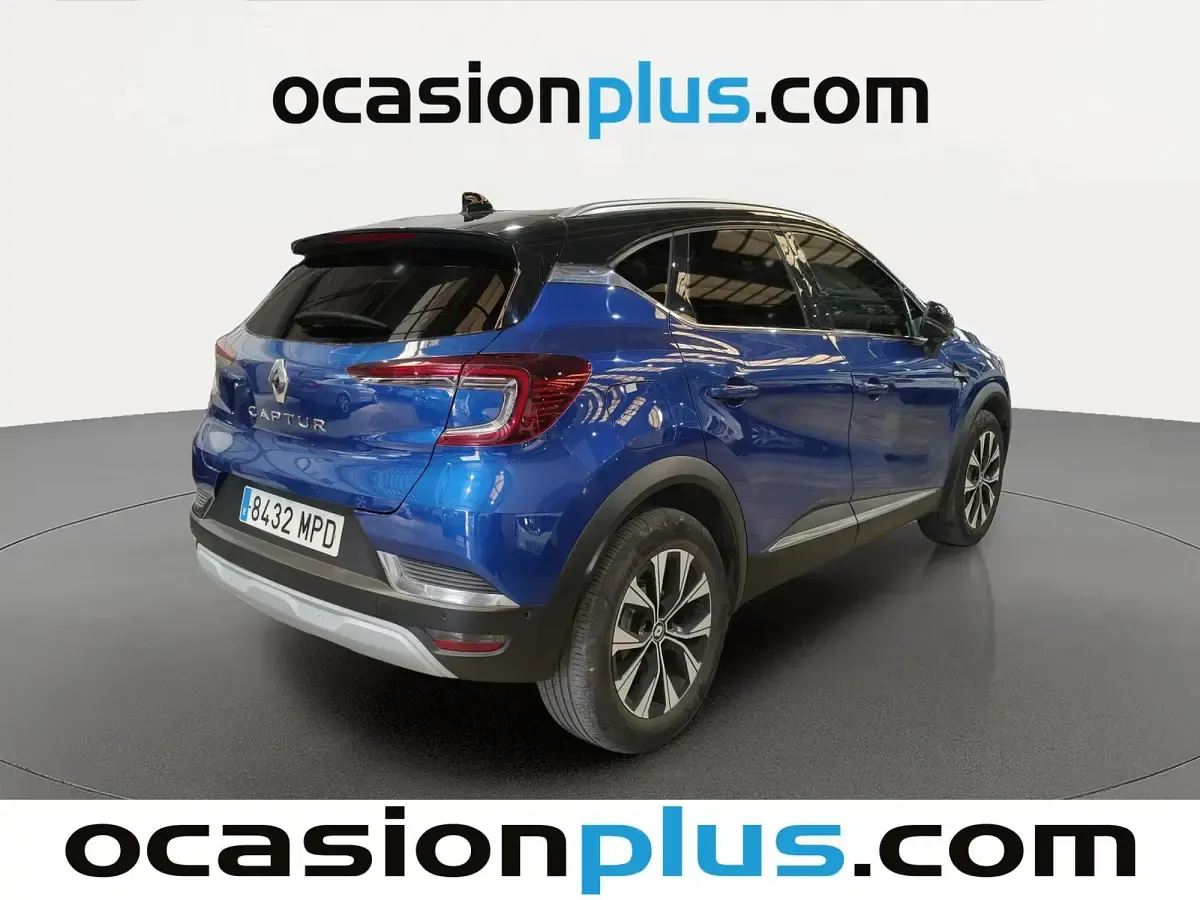 Usado Renault Captur Techno 91 CV (66 kW) 2024 Azul SUV