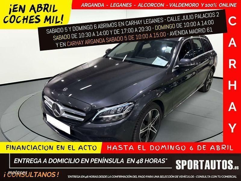 Gris Usado 2021 Mercedes C300e Business Familiar | 25.690 € (Precio justo) - Imagen 1/4
