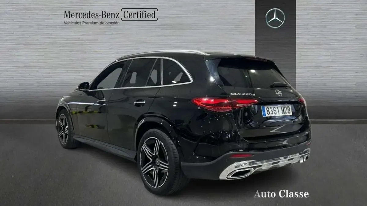 Usado Mercedes GLC220 194 CV (142 kW) 2022 Negro SUV