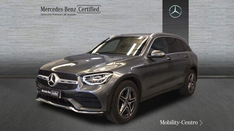 Selenitgrey metallic paint Usado 2021 Mercedes GLC200 AMG line SUV | 41.900 € (Precio justo) - Imagen 1/4