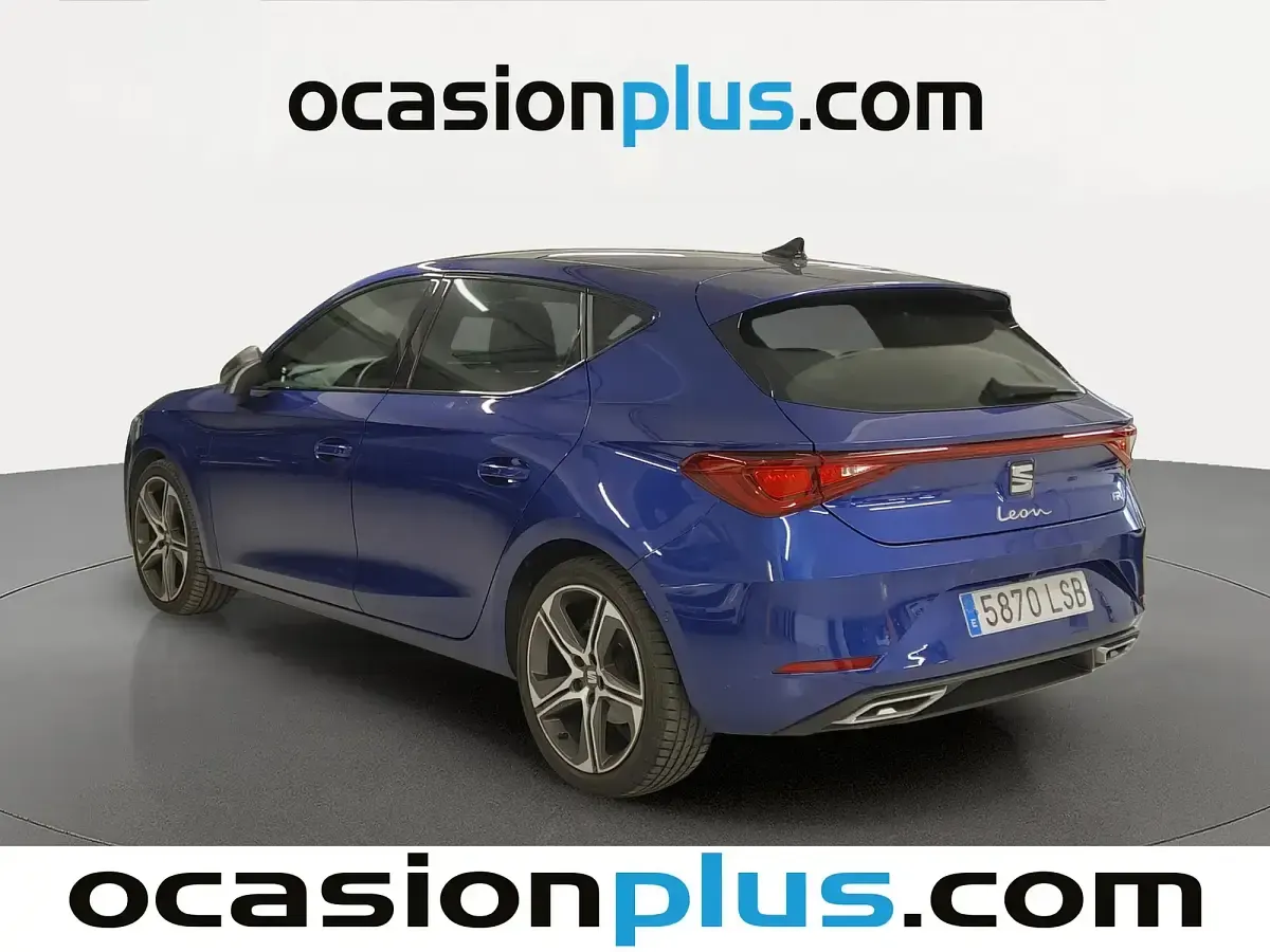Usado Seat Leon FR 150 CV (110 kW) 2021 Azul