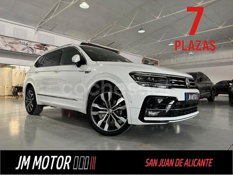 Blanco Usado 2021 VW Tiguan Allspace R-line SUV | 33.900 € (Precio justo) - Imagen 1/4