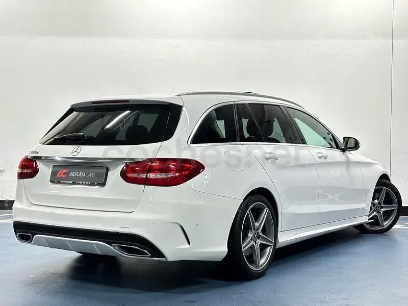 Usado Mercedes C220 194 CV (142 kW) 2018 Blanco Familiar
