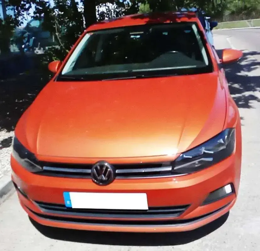 Usado VW Polo Advance 80 CV (58 kW) 2021 Naranja Utilitario