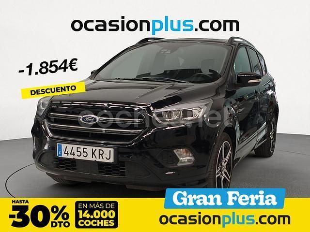 Negro Usado 2018 Ford Kuga ST-Line SUV | 20.400 € (Caro) - Imagen 1/4