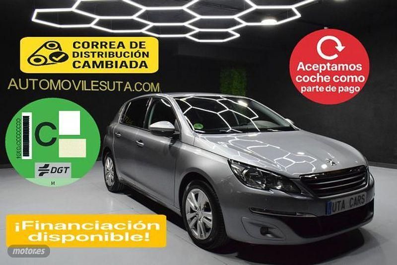 Usado Peugeot 308 Style 120 CV (88 kW) 2016 Gris / plata Berlina