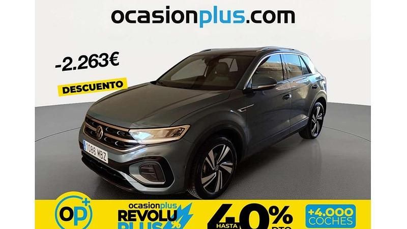 Usado VW T-Roc R-line 150 CV (110 kW) 2022 Gris SUV