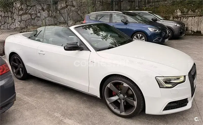 Usado Audi A5 Cabriolet S-Line 190 CV (139 kW) 2015 Blanco Descapotable