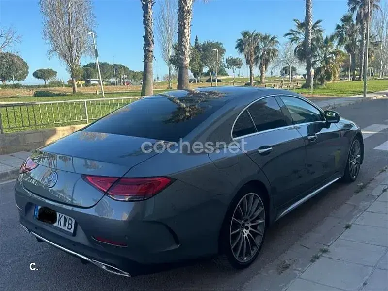 Usado Mercedes CLS350 286 CV (210 kW) 2019 Gris / plata Coupe