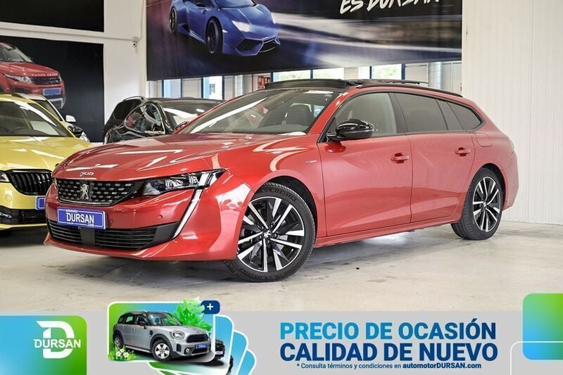 Rojo Usado 2022 Peugeot 508 GT Familiar | 27.990 € (Caro) - Imagen 1/4
