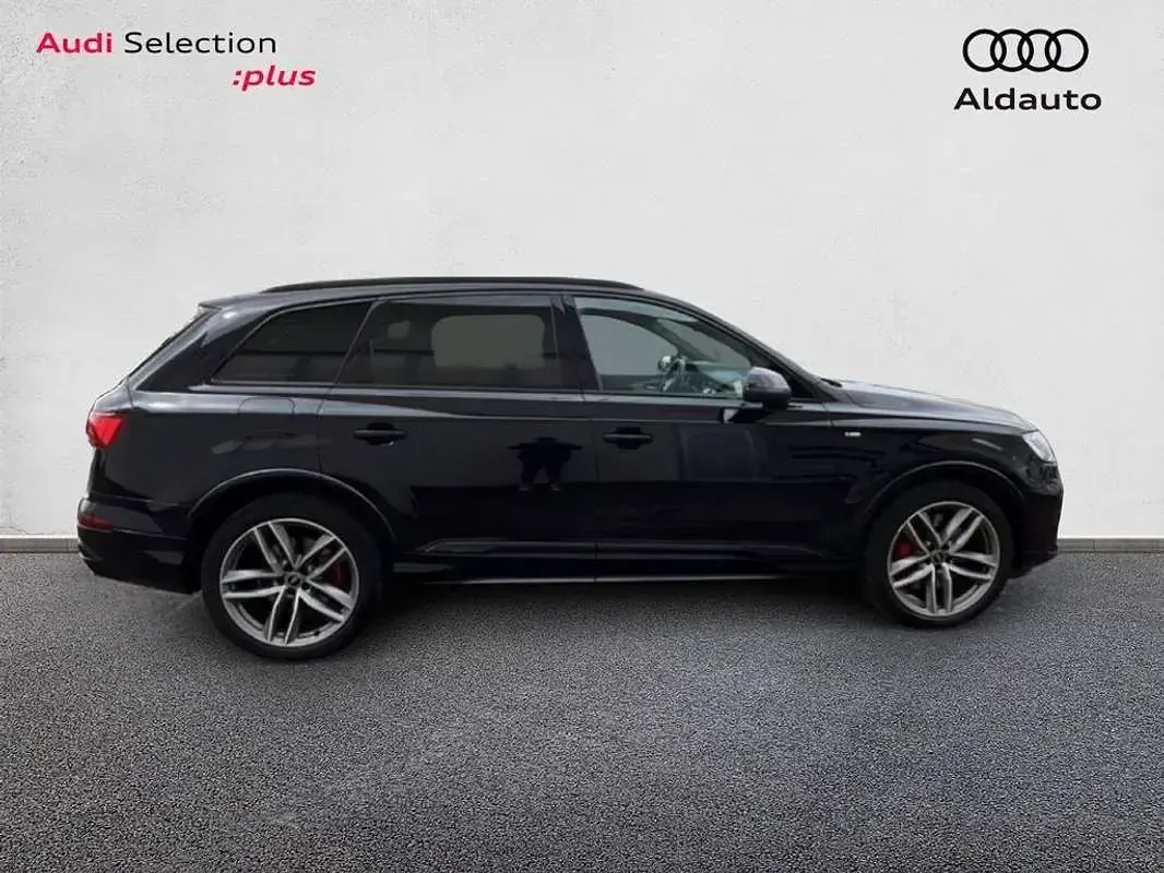 Usado Audi Q7 S-Line 381 CV (280 kW) 2021 Negro SUV