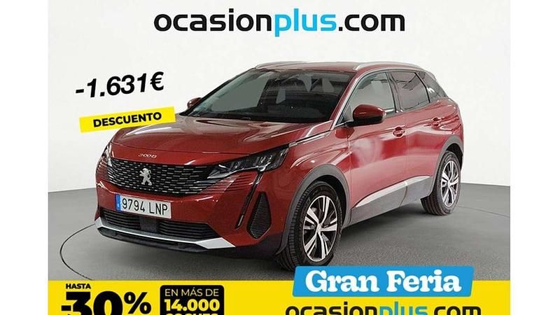 Rojo Usado 2021 Peugeot 3008 Allure Monovolumen | 16.319 € (Super precio) - Imagen 1/4