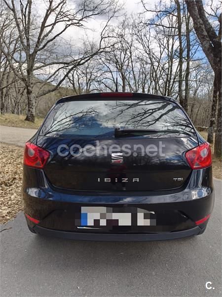 Usado Seat Ibiza Reference 90 CV (66 kW) 2015 Negro Berlina