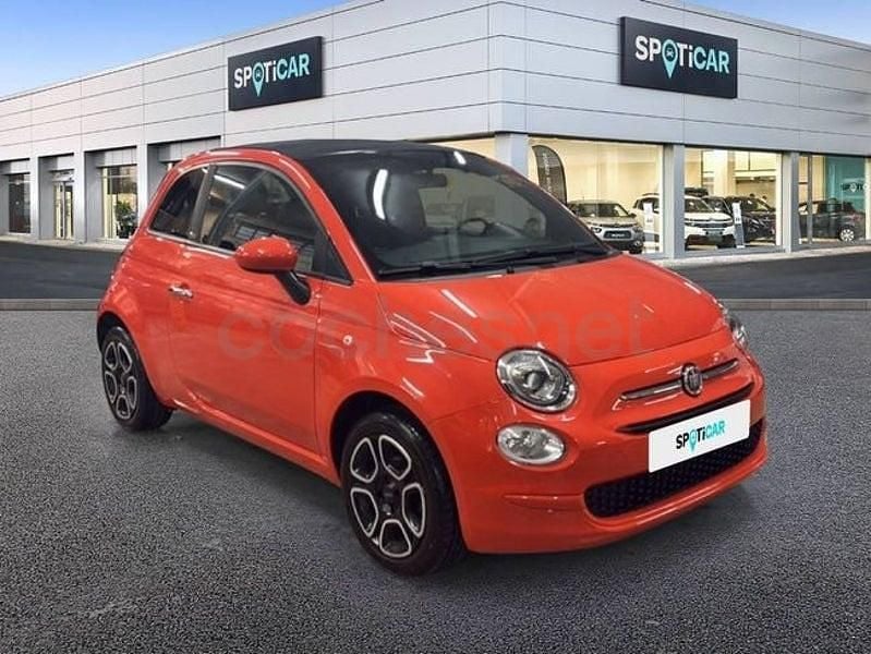 Usado Fiat 500C Club 70 CV (51 kW) 2023 Naranja Descapotable