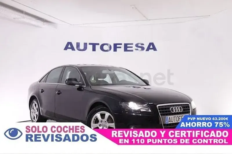 Usado Audi A4 143 CV (105 kW) 2012 Negro Berlina