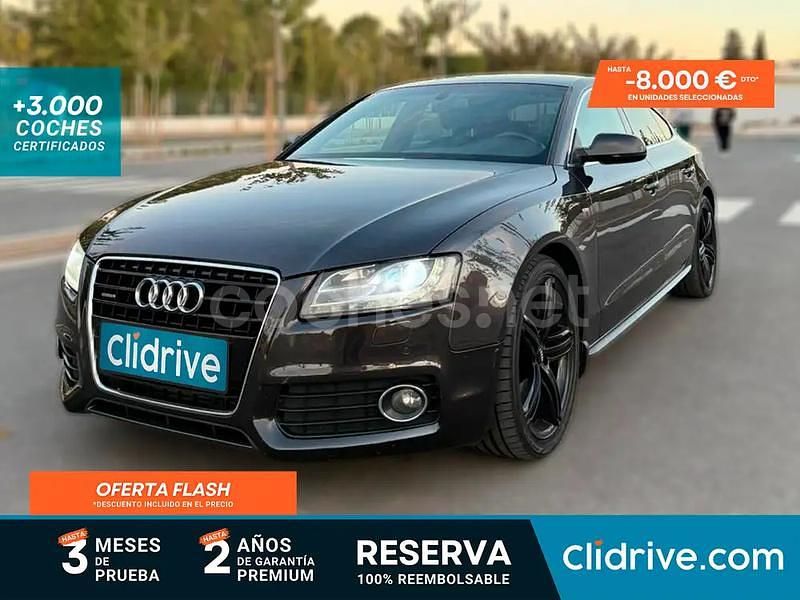 Gris / plata Usado 2011 Audi A5 Sportback Premium Utilitario | 11.390 € (Buen precio) - Imagen 1/3