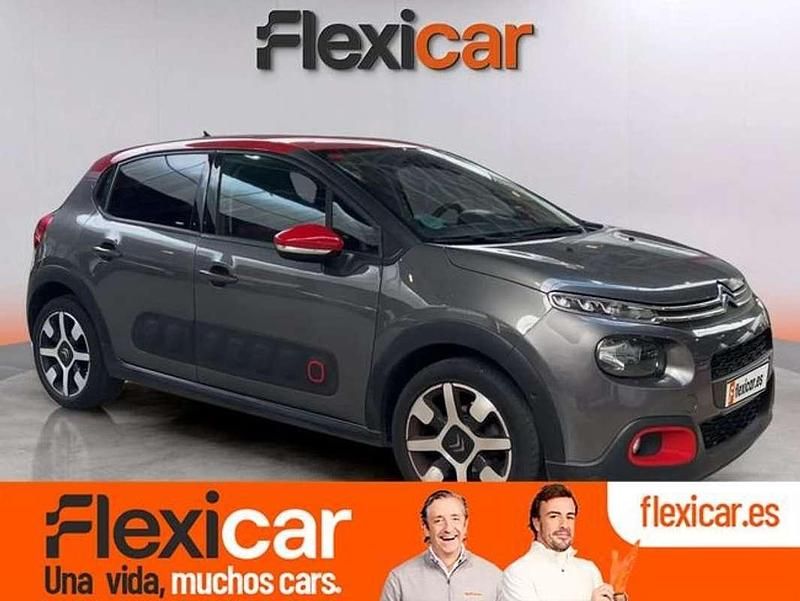 Usado Citroën C3 Feel 82 CV (60 kW) 2019 Gris Utilitario